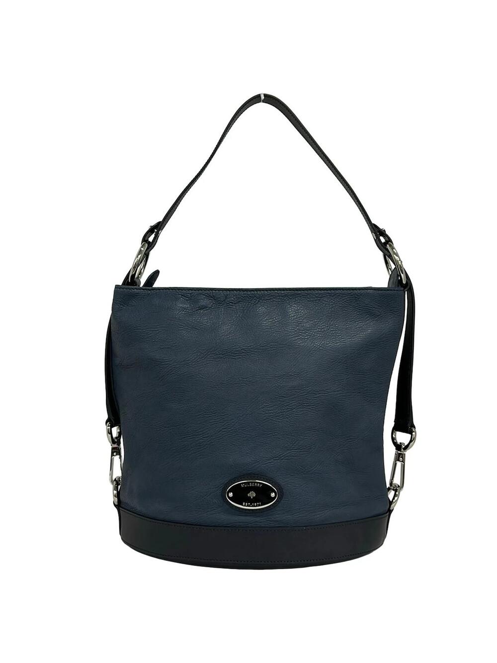 Mulberry Jamie Bag Navy Dark Leather #289337M52B